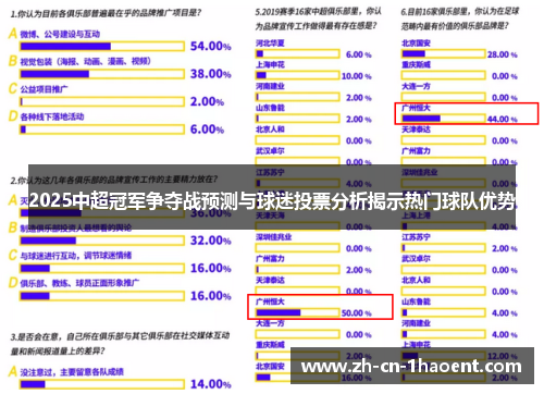 2025中超冠军争夺战预测与球迷投票分析揭示热门球队优势
