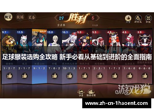 足球服装选购全攻略 新手必看从基础到进阶的全面指南